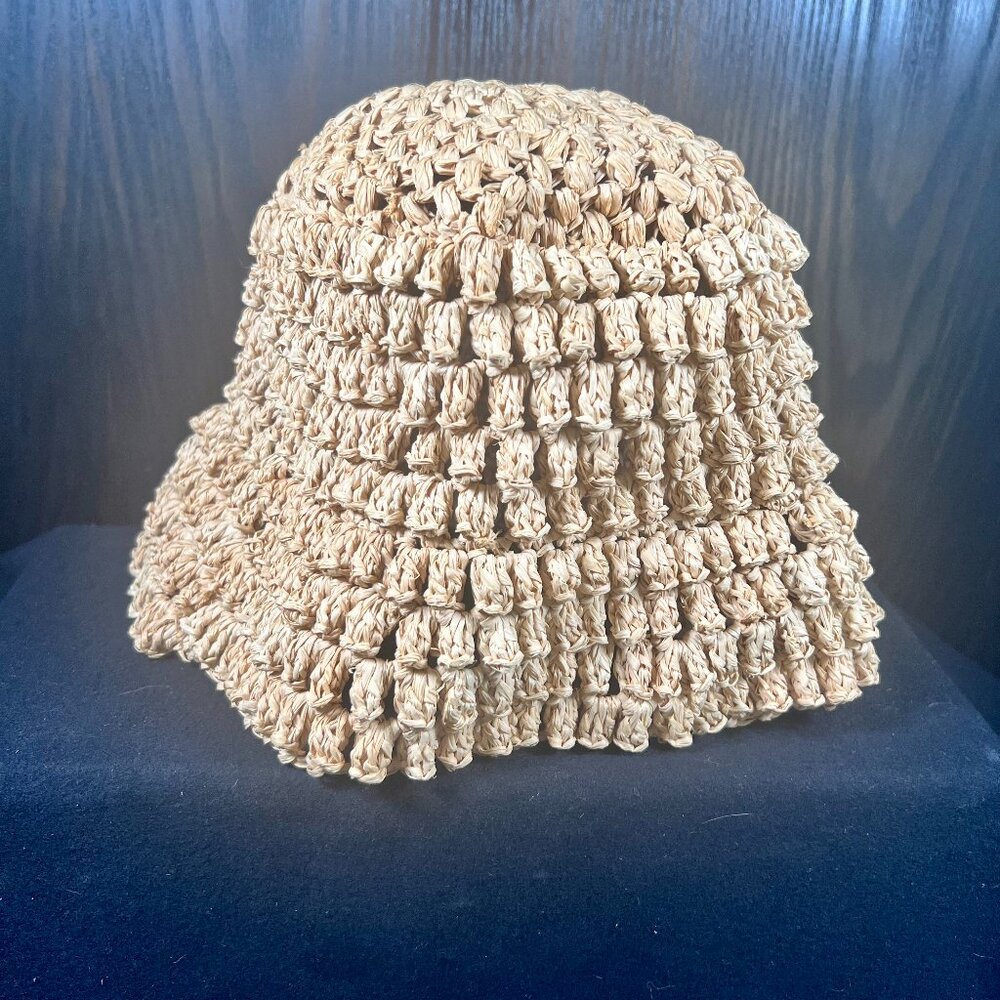 Agnes B Vintage Straw Hat